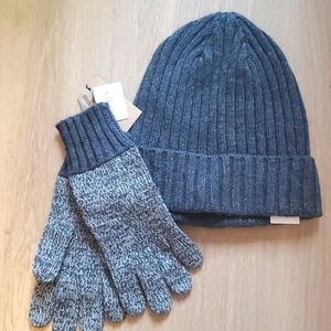 J. Crew Hat & Gloves set